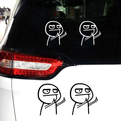 Personality Funny Car Sticker Pull Fuel Tank Pointer to Full Hellaflush Reflective Vinyl Auto Stickers Decal Despise Baby In Car - Slobuy