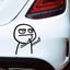 Personality Funny Car Sticker Pull Fuel Tank Pointer to Full Hellaflush Reflective Vinyl Auto Stickers Decal Despise Baby In Car - Slobuy