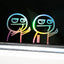 Personality Funny Car Sticker Pull Fuel Tank Pointer to Full Hellaflush Reflective Vinyl Auto Stickers Decal Despise Baby In Car - Slobuy