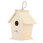 Pet Bird House Wooden Bird Hanging Bird House Warm Breeding Box Natural Wooden Bird Cage Birdhouse Wooden Box Resting Place - Slobuy