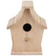 Pet Bird House Wooden Bird Hanging Bird House Warm Breeding Box Natural Wooden Bird Cage Birdhouse Wooden Box Resting Place - Slobuy