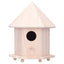 Pet Bird House Wooden Bird Hanging Bird House Warm Breeding Box Natural Wooden Bird Cage Birdhouse Wooden Box Resting Place - Slobuy