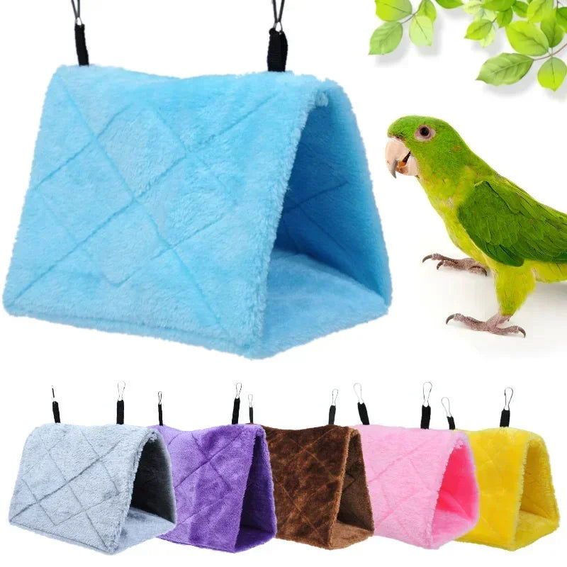 Pet Bird Parrot Cages Warm Bird Hammock Hanging Tent Bed for Bird Sleeping Bird Cage Decoration Accessories Bird House Bird Nest - Slobuy
