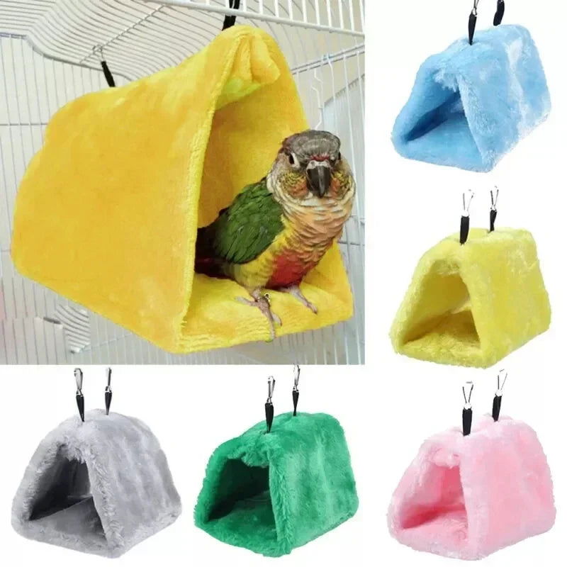 Pet Bird Parrot Cages Warm Bird Hammock Hanging Tent Bed for Bird Sleeping Bird Cage Decoration Accessories Bird House Bird Nest - Slobuy