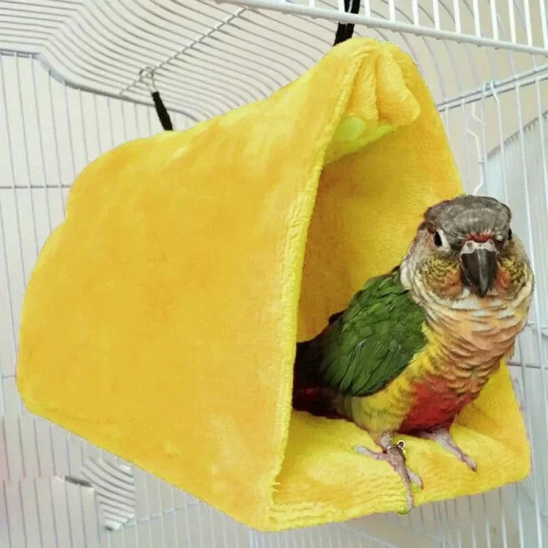 Pet Bird Parrot Cages Warm Bird Hammock Hanging Tent Bed for Bird Sleeping Bird Cage Decoration Accessories Bird House Bird Nest - Slobuy