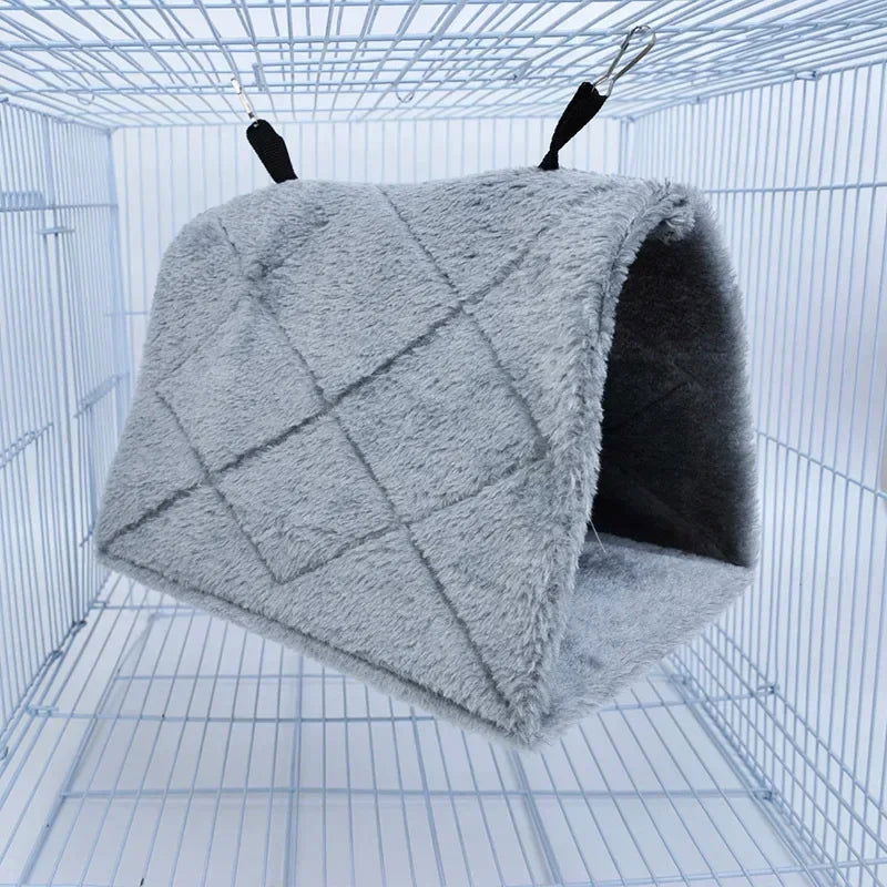 Pet Bird Parrot Cages Warm Bird Hammock Hanging Tent Bed for Bird Sleeping Bird Cage Decoration Accessories Bird House Bird Nest - Slobuy