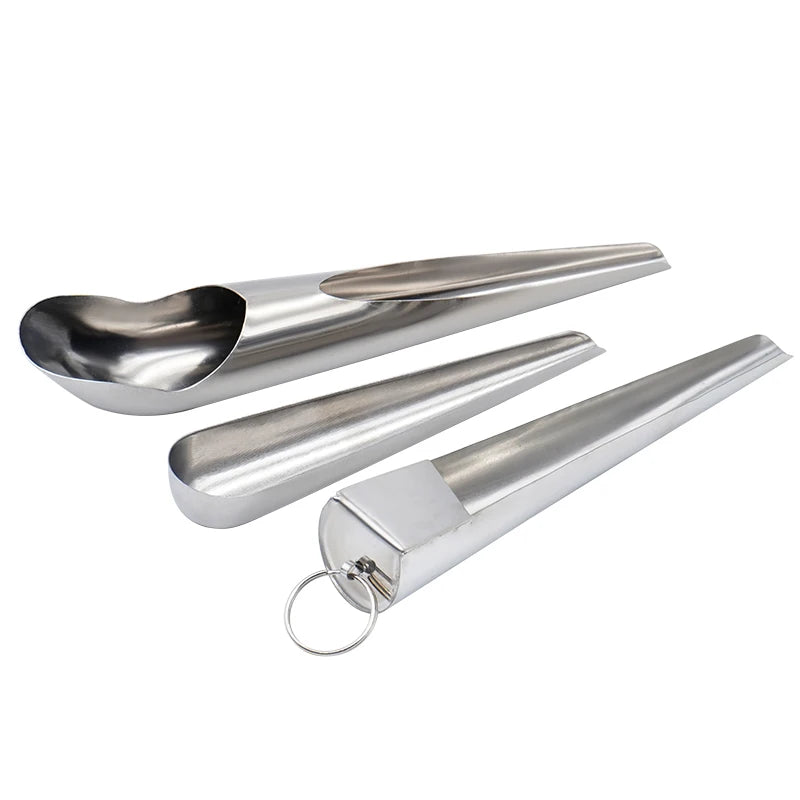 Pet Bird Parrot Feeder Spoon Stainless Steel Food Adding Spoon Bird Cage Food Add Accessories Small Pet Feeding Tool 1 Pc - Slobuy