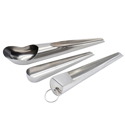 Pet Bird Parrot Feeder Spoon Stainless Steel Food Adding Spoon Bird Cage Food Add Accessories Small Pet Feeding Tool 1 Pc - Slobuy