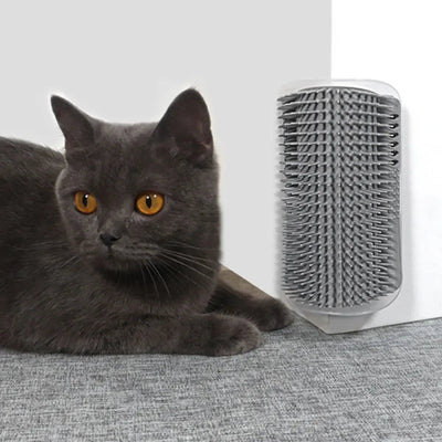 Pet Cat Corner Scrubber Massager Cat Scratching Scratching Scratcher Cat Brush Comb Massage Corner Brush Pet Supplies - Slobuy