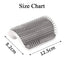 Pet Cat Corner Scrubber Massager Cat Scratching Scratching Scratcher Cat Brush Comb Massage Corner Brush Pet Supplies - Slobuy
