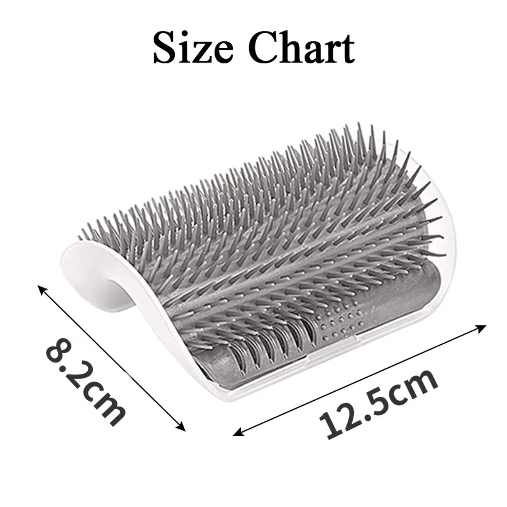 Pet Cat Corner Scrubber Massager Cat Scratching Scratching Scratcher Cat Brush Comb Massage Corner Brush Pet Supplies - Slobuy