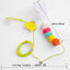 Pet Cat Toys Funny Stick Kitten Self -hi Elastic Rope Dragonfly Shape Feather Bell Teasing Stick Hanging Swing Thousands - Slobuy