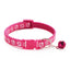 Pet Collar With Bell Cartoon Footprint Colorful Dog Puppy Cat Accessories Kitten Collar Adjustable Safety Bell Ring Necklace Pet - Slobuy
