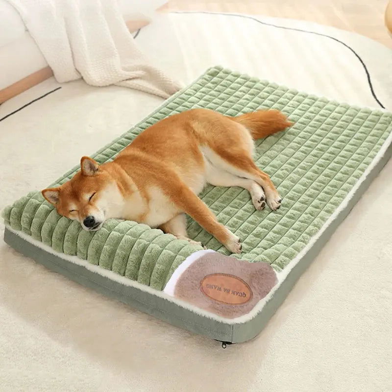Pet Cushion Dog Winter Fluffy Warm Nest Winter Dog Cushion Cat Cushion Warm Winter Snuggle for Cat Warm Detachable and Washable - Slobuy