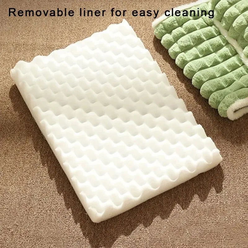 Pet Cushion Dog Winter Fluffy Warm Nest Winter Dog Cushion Cat Cushion Warm Winter Snuggle for Cat Warm Detachable and Washable - Slobuy