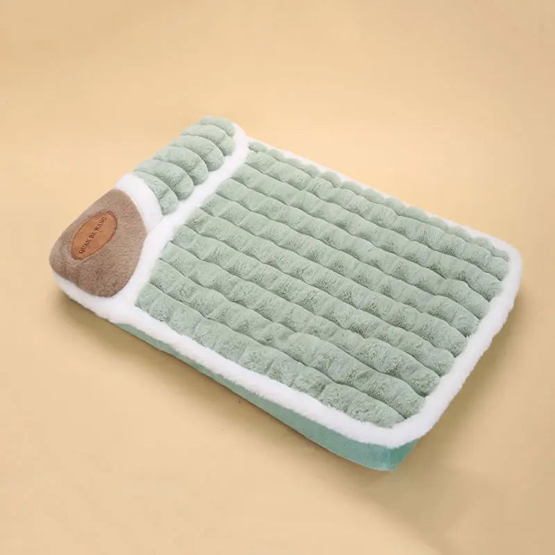 Pet Cushion Dog Winter Fluffy Warm Nest Winter Dog Cushion Cat Cushion Warm Winter Snuggle for Cat Warm Detachable and Washable - Slobuy