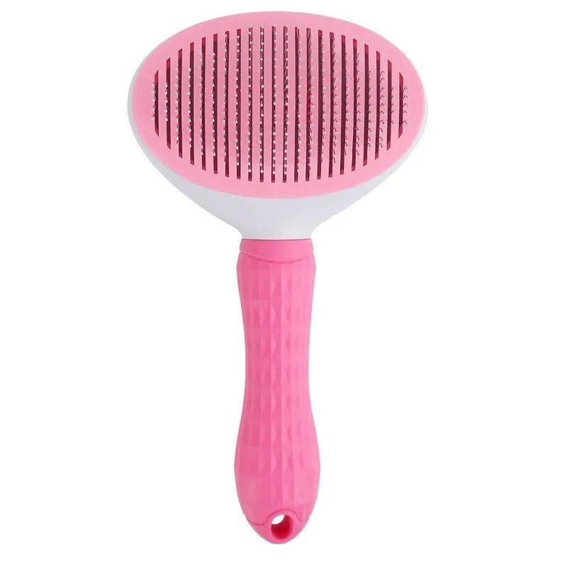 Pet Dog Brush Cat Comb Self Cleaning Pet Hair Remover Brush For Dogs Cats Grooming Tools Pets Dematting Comb Dogs Accessories - Slobuy
