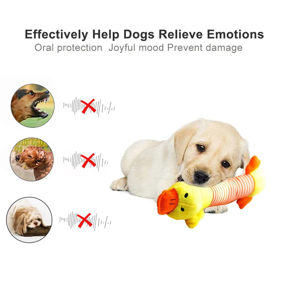 Pet Dog Toy Squeak Plush Toy For Dogs Supplies Fit for All Puppy Pet Sound Toy Funny Durable Chew Molar  Cute Toy Pets Supplies - Slobuy