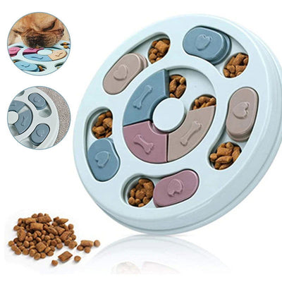 Pet Feeder Dog Educational Toys Increase Puppy Intellectual Food Dispenser Interactive Educational Feeding Toys - Slobuy