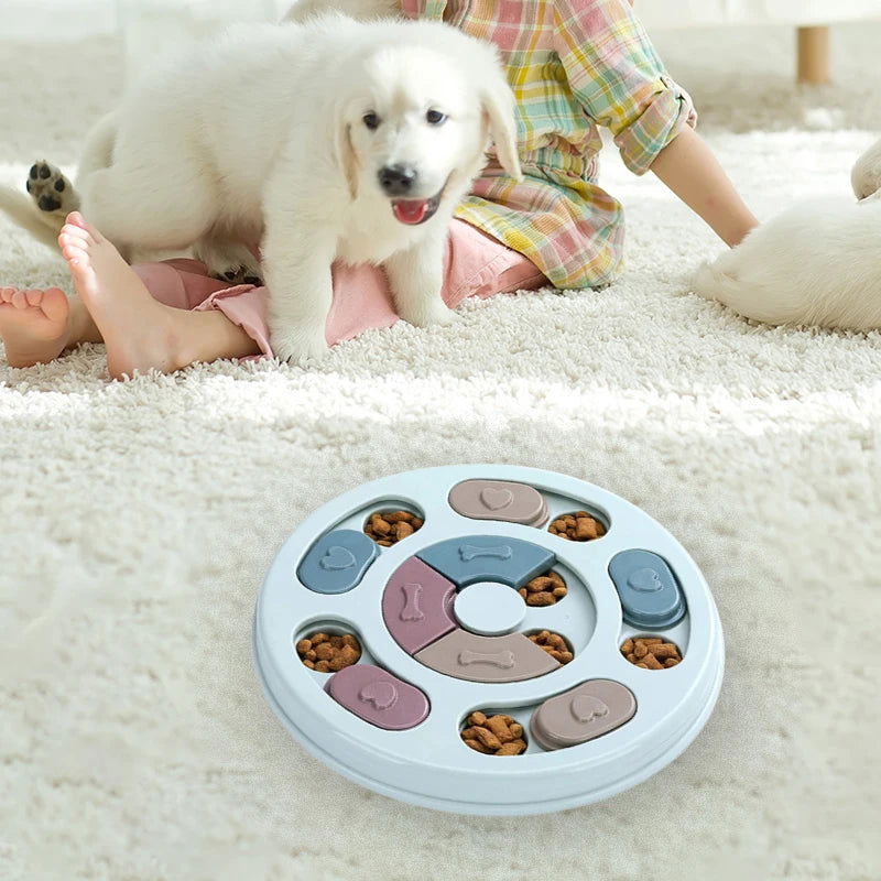 Pet Feeder Dog Educational Toys Increase Puppy Intellectual Food Dispenser Interactive Educational Feeding Toys - Slobuy
