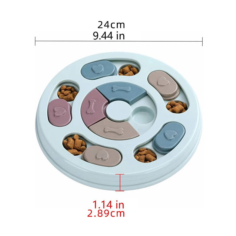 Pet Feeder Dog Educational Toys Increase Puppy Intellectual Food Dispenser Interactive Educational Feeding Toys - Slobuy