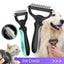 Pet Hair Removal Comb Cat Dog Brush Pet Hair Grooming Tool Puppy Hair Shedding Combs Pet Fur Trimming Dematting Deshedding Brush - Slobuy