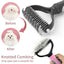 Pet Hair Removal Comb Cat Dog Brush Pet Hair Grooming Tool Puppy Hair Shedding Combs Pet Fur Trimming Dematting Deshedding Brush - Slobuy