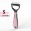 Pet Hair Removal Comb Cat Dog Brush Pet Hair Grooming Tool Puppy Hair Shedding Combs Pet Fur Trimming Dematting Deshedding Brush - Slobuy