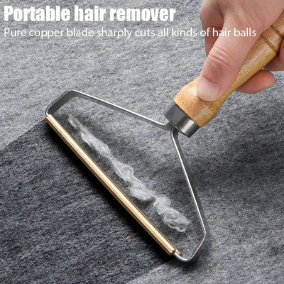 Pet Hair Remover Portable Manual Scraper Lint Cleaner Sticky Brush Cat Hair Removal Brush Hair Removal Tool Cat Accessories - Slobuy