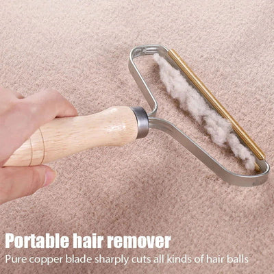 Pet Hair Remover Portable Manual Scraper Lint Cleaner Sticky Brush Cat Hair Removal Brush Hair Removal Tool Cat Accessories - Slobuy