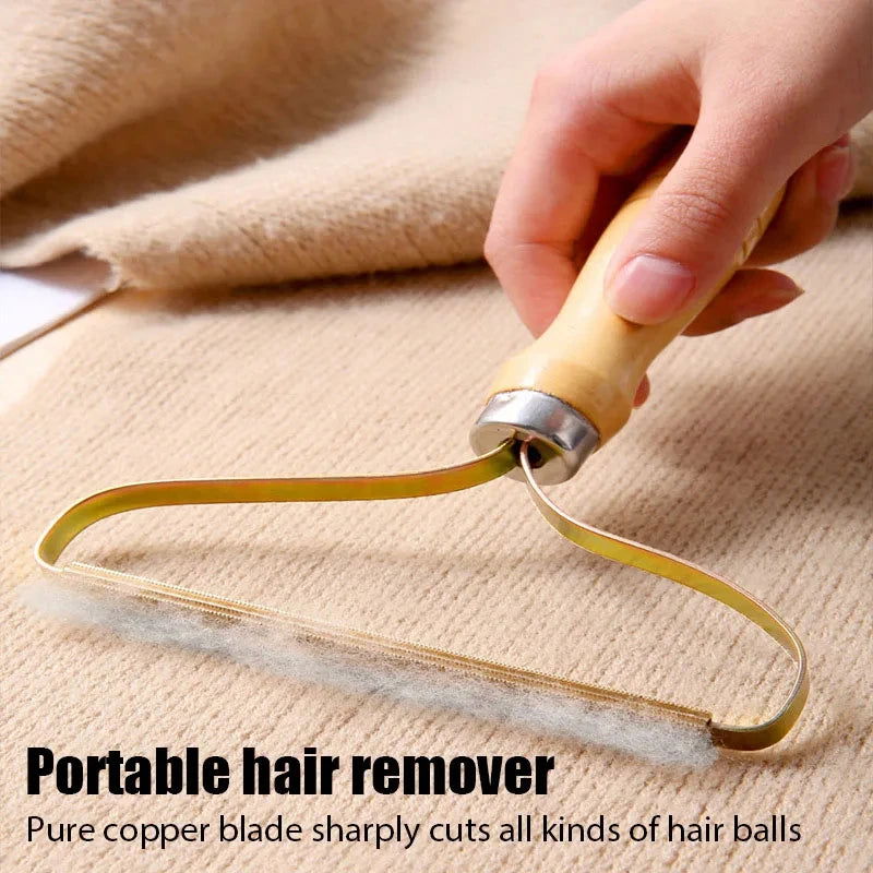 Pet Hair Remover Portable Manual Scraper Lint Cleaner Sticky Brush Cat Hair Removal Brush Hair Removal Tool Cat Accessories - Slobuy