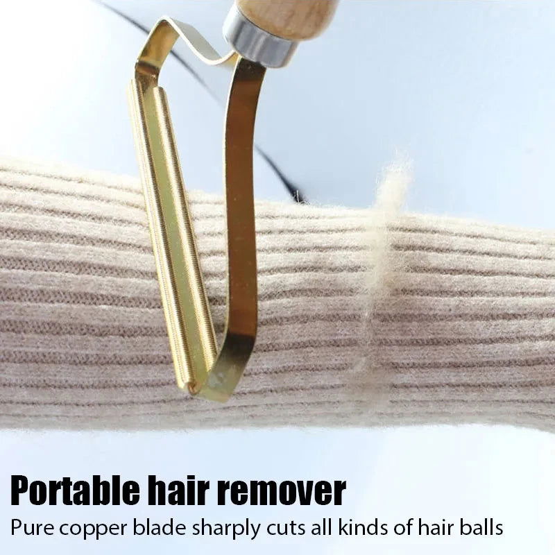 Pet Hair Remover Portable Manual Scraper Lint Cleaner Sticky Brush Cat Hair Removal Brush Hair Removal Tool Cat Accessories - Slobuy