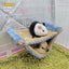 Pet Hammock for Small Animal Double Thick Plush Warm Bed for Hamster House Nest Sleeping Bag Hanging Tree Beds Pet Hamster Nest - Slobuy