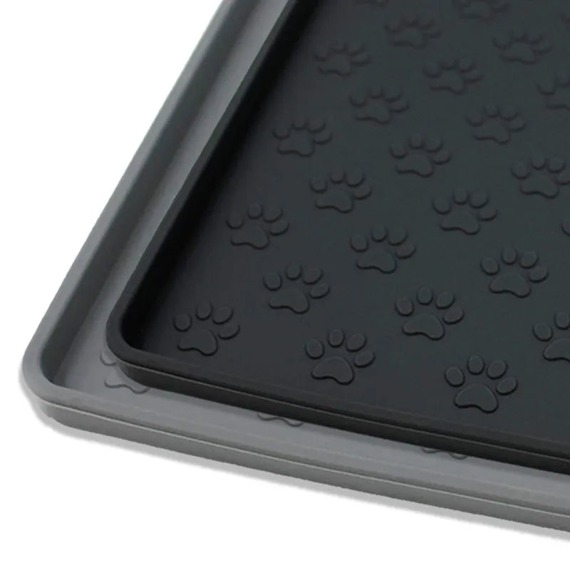 Pet Placemat Dog Food bowl Mat Cat Feed Mat Cat Dog Drinking Feeding Placemat Silicone Waterproof Pet Bowl Pad Feeder Mats - Slobuy