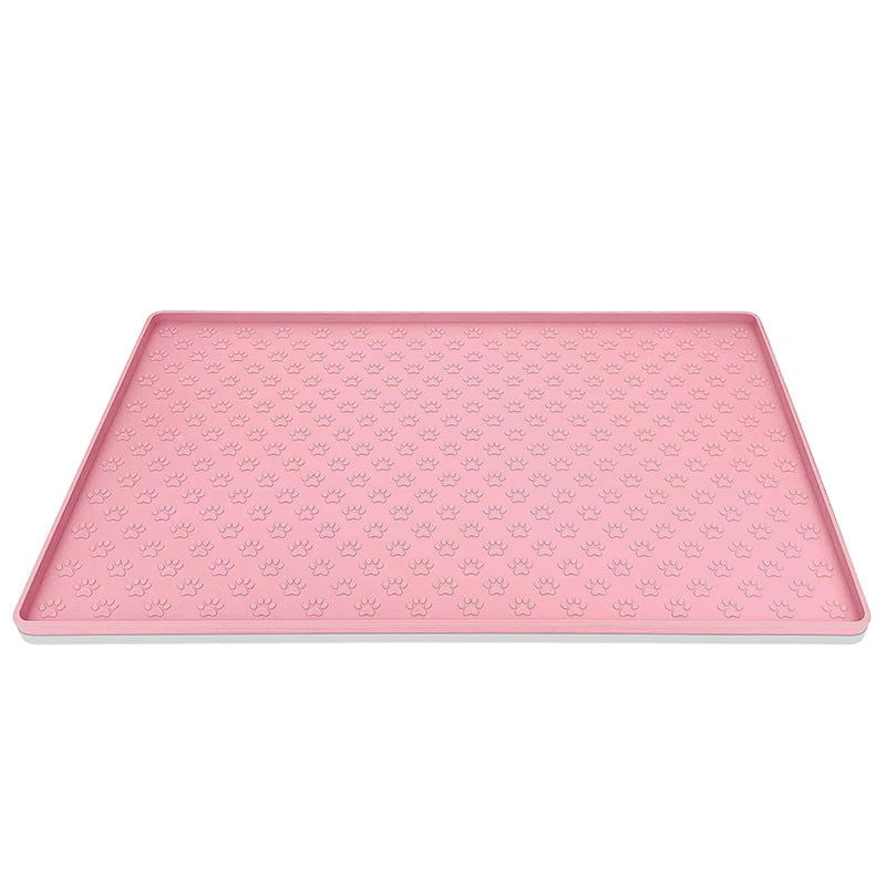 Pet Placemat Dog Food bowl Mat Cat Feed Mat Cat Dog Drinking Feeding Placemat Silicone Waterproof Pet Bowl Pad Feeder Mats - Slobuy