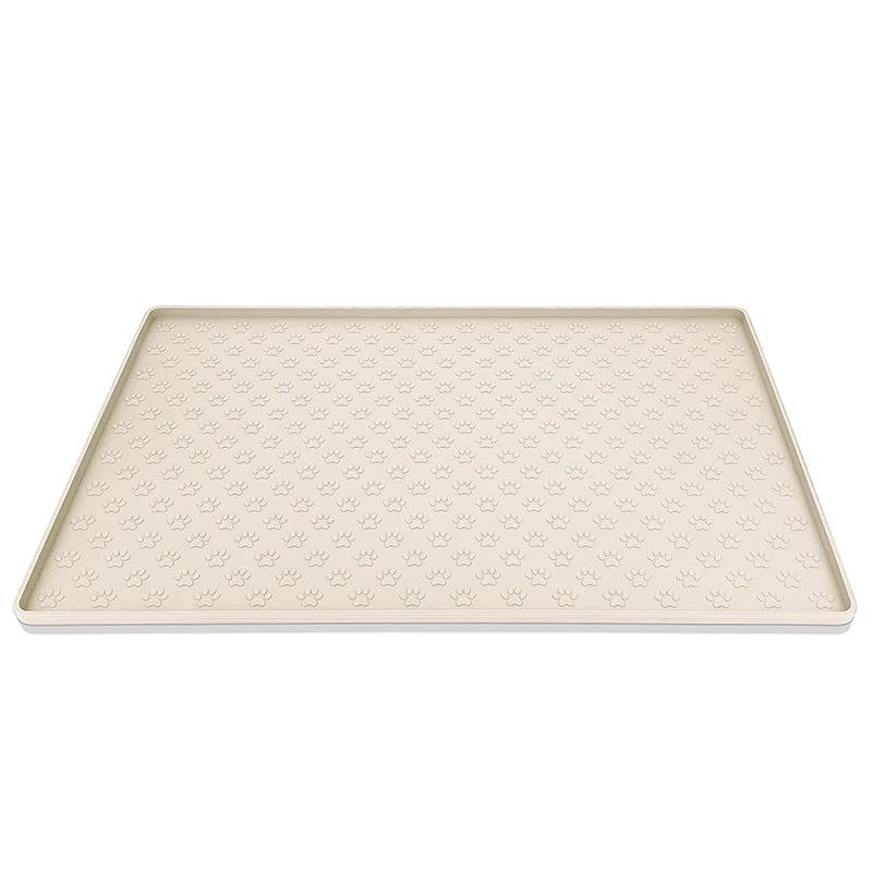 Pet Placemat Dog Food bowl Mat Cat Feed Mat Cat Dog Drinking Feeding Placemat Silicone Waterproof Pet Bowl Pad Feeder Mats - Slobuy