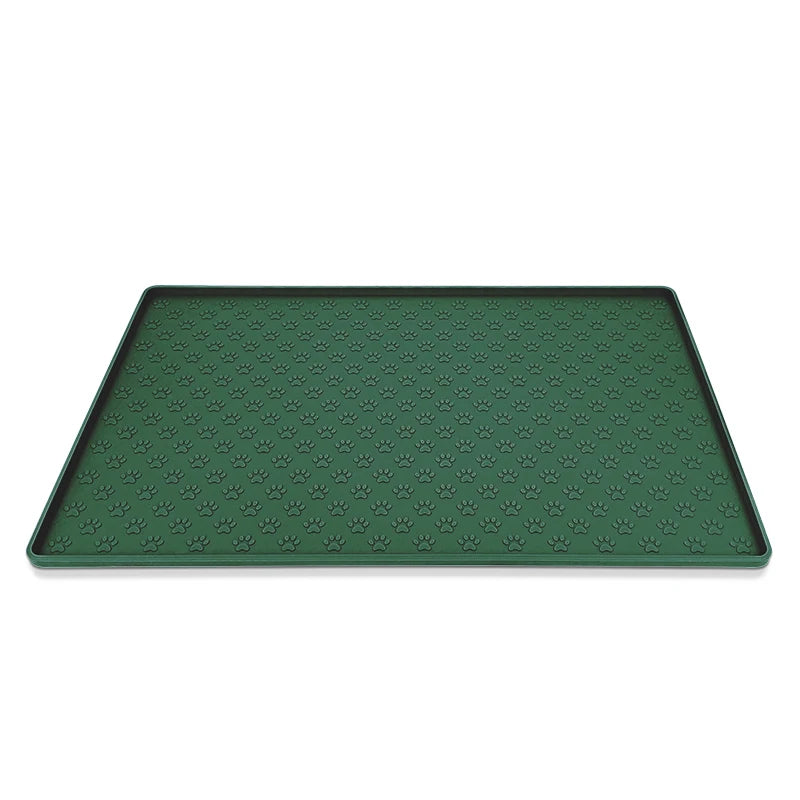 Pet Placemat Dog Food bowl Mat Cat Feed Mat Cat Dog Drinking Feeding Placemat Silicone Waterproof Pet Bowl Pad Feeder Mats - Slobuy