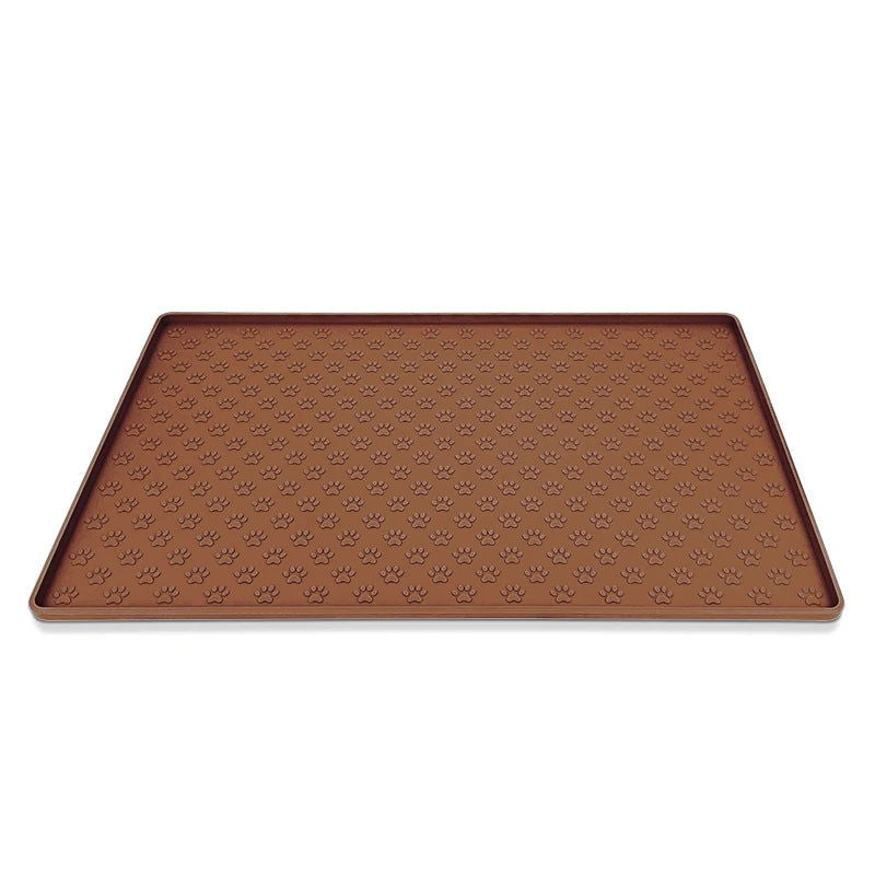 Pet Placemat Dog Food bowl Mat Cat Feed Mat Cat Dog Drinking Feeding Placemat Silicone Waterproof Pet Bowl Pad Feeder Mats - Slobuy