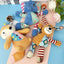 Pet Plush Toy Cat Dog Interactive Teething Toys Cute Animal Style Bite Resistant Squeaky Teeth Cleaning Chew Toy Pet Supplies - Slobuy