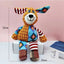 Pet Plush Toy Cat Dog Interactive Teething Toys Cute Animal Style Bite Resistant Squeaky Teeth Cleaning Chew Toy Pet Supplies - Slobuy