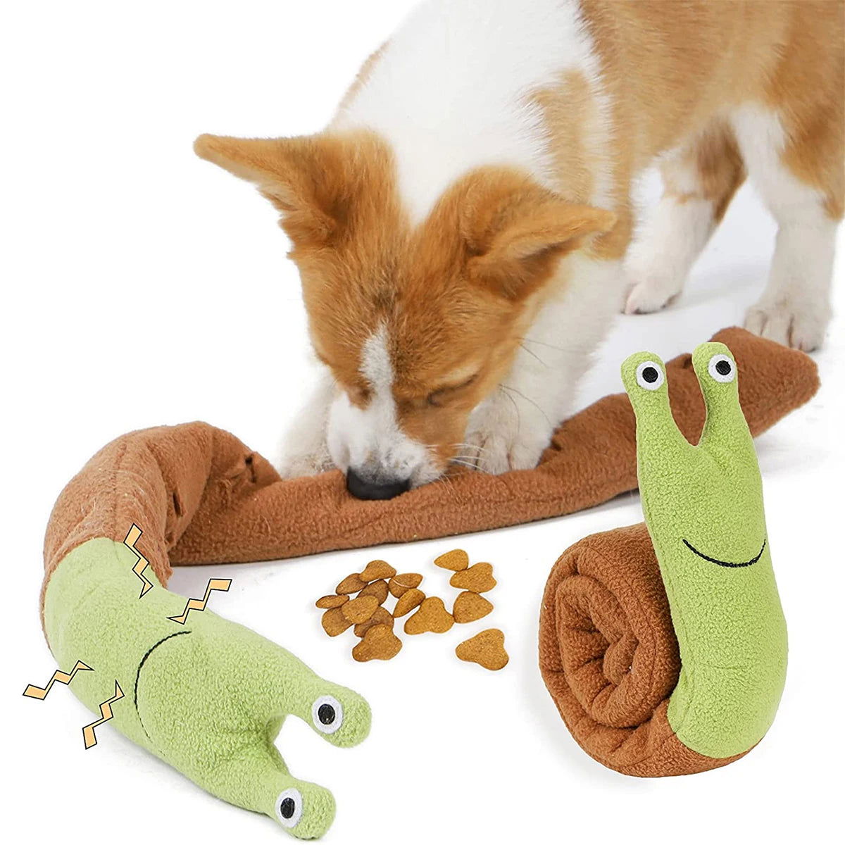 Pet Sniff Toy Squeaky Dog Decryption Interactive Toy For Foraging Instinct Training, Soft Puppy Toy Teething Educational Dog Toy - Slobuy