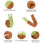 Pet Sniff Toy Squeaky Dog Decryption Interactive Toy For Foraging Instinct Training, Soft Puppy Toy Teething Educational Dog Toy - Slobuy