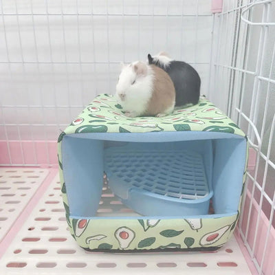 Pet Soft Plush Nest Bottomless Cotton Nest Small Pet Hidden House Shelter Sleeping Bed For Hedgehog Guinea Pig Animal Room - Slobuy
