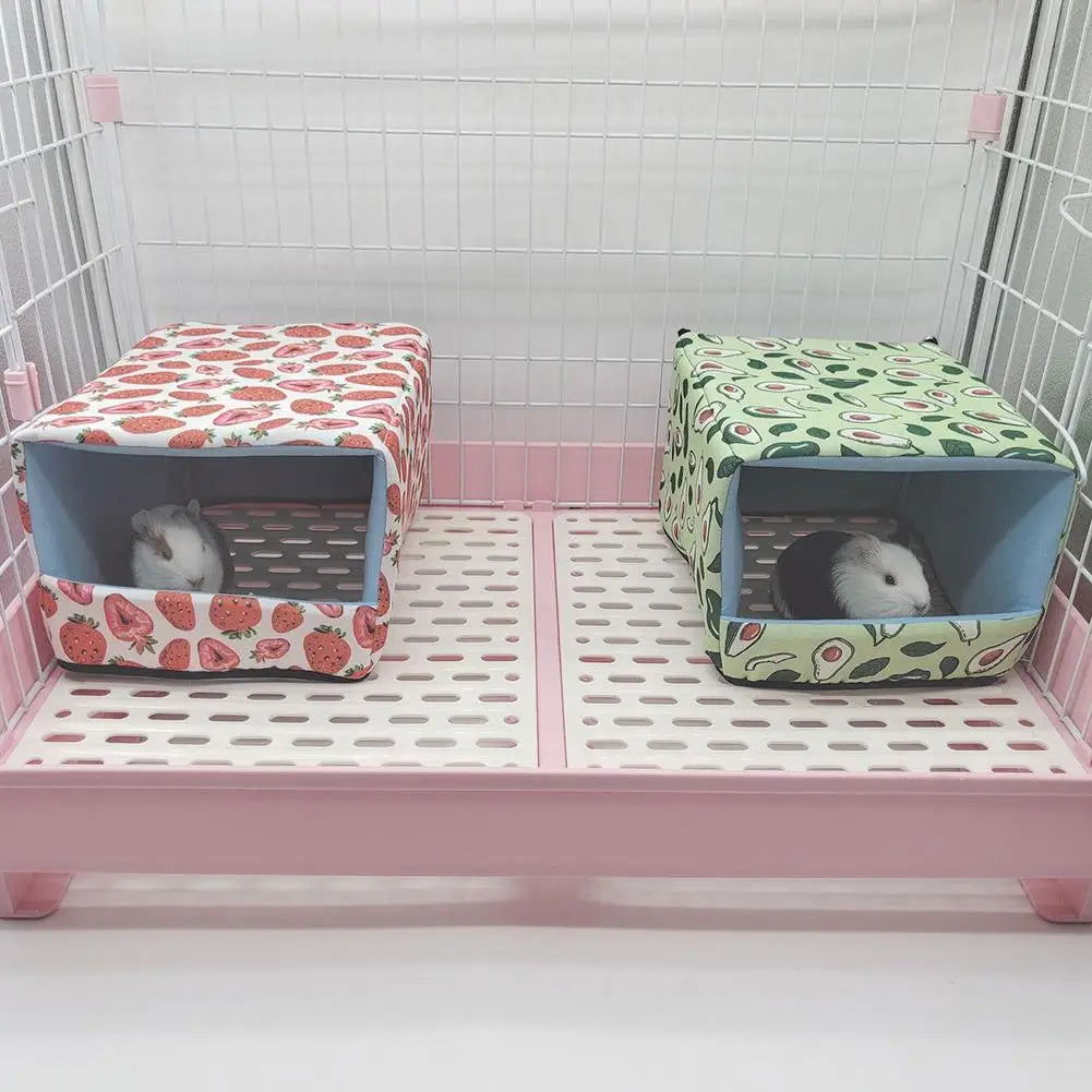 Pet Soft Plush Nest Bottomless Cotton Nest Small Pet Hidden House Shelter Sleeping Bed For Hedgehog Guinea Pig Animal Room - Slobuy