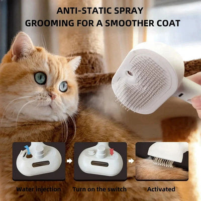 Pet Spray Grooming Comb Remove Floating Hair Fluffs Hair Water Steam Styling for Dogs Cats accessories - Slobuy