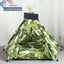 Pet Teepee Tent for Cats and Dogs Portable Removable Washable Dog House Indoor Puppies House with Cushion and Blackboard Cat Bed - Slobuy