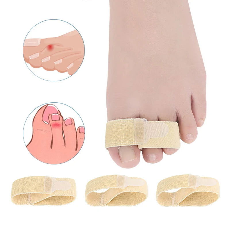 Pexmen 1/2/5/10Pcs Hammer Toe Straightener Toe Splints Cushions Bandages for Correcting Crooked & Overlapping Toes Protector - Slobuy