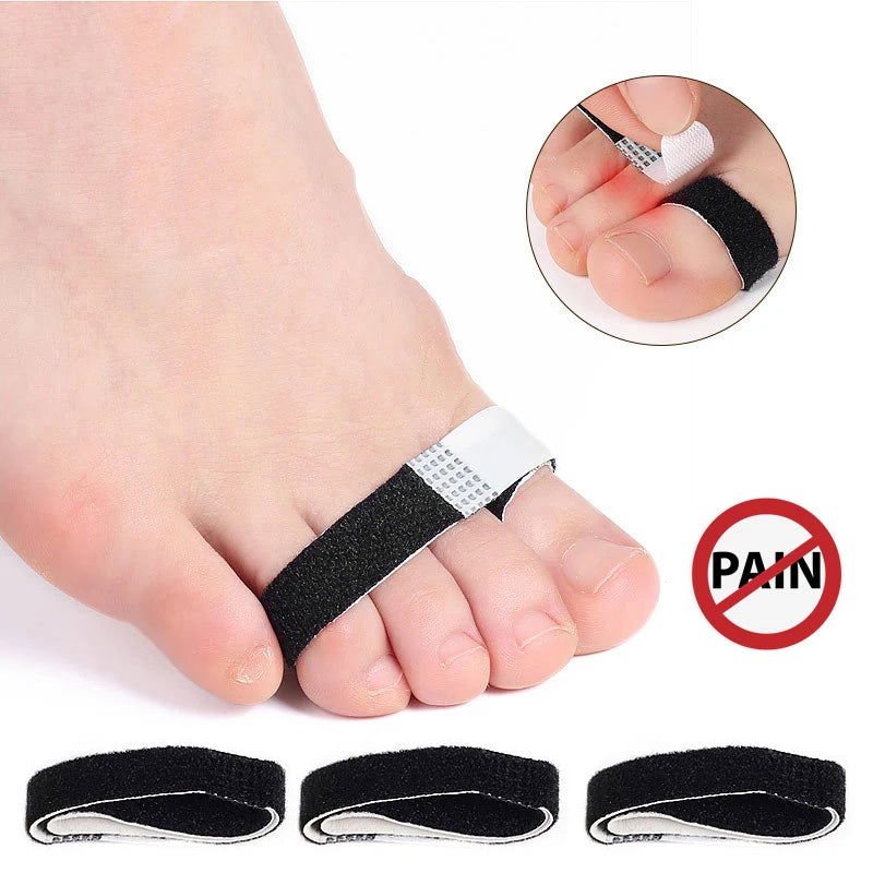 Pexmen 1/2/5/10Pcs Hammer Toe Straightener Toe Splints Cushions Bandages for Correcting Crooked & Overlapping Toes Protector - Slobuy