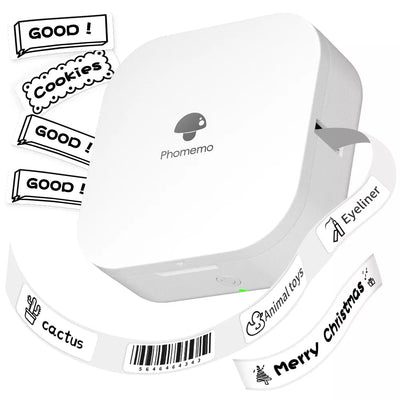 Phomemo Q30 Label Maker Machine Mini Pocket Thermal Label Printer Wireless Sticker Pocket Handheld Printer Various Label Paper - Slobuy