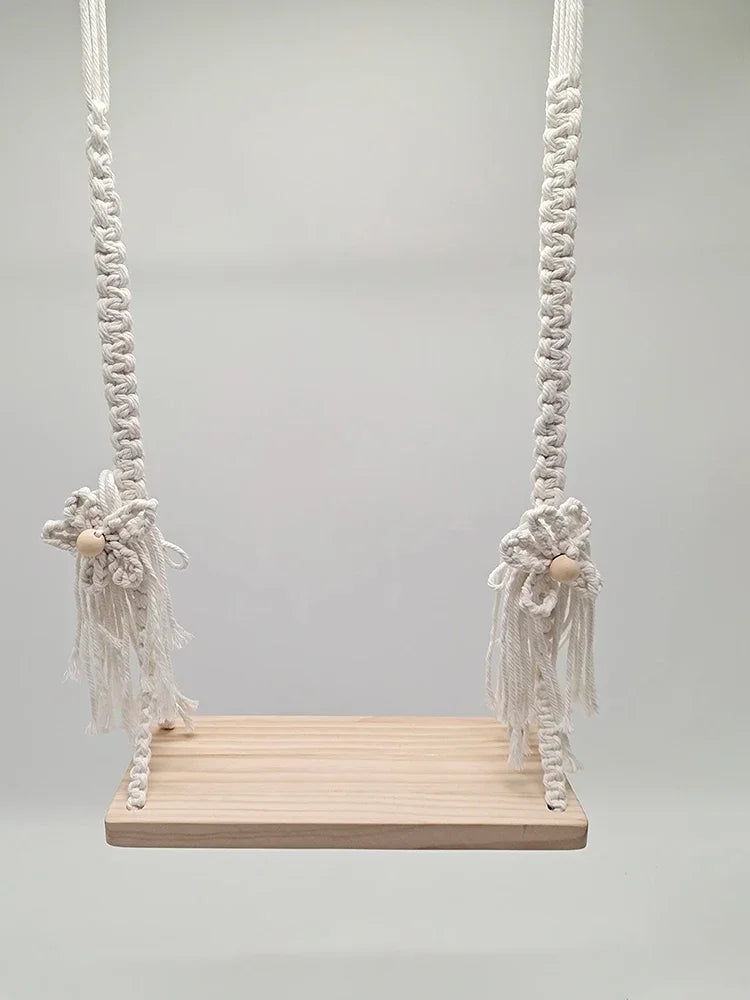 Photography Props Wooden Swing for Baby Newborn Photo Shooting Furniture Infant DIY Photo Posing Party Backdrop Props - Slobuy
